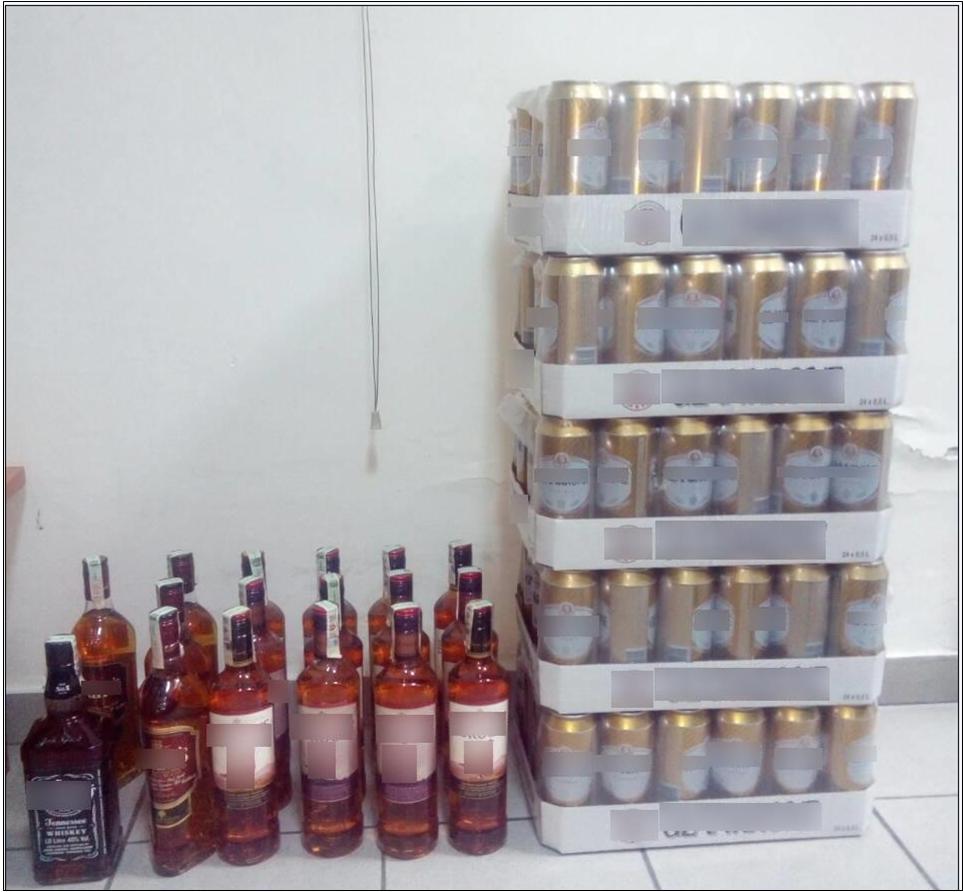 ΣΥΝΕΛΗΦΘΗ 35ΧΡΟΝΟΣ ΣΤΟ ΠΡΟΜΑΧΩΝΑ ΓΙΑ ΠΑΡΑΝΟΜΗ ΕΙΣΑΓΩΓΗ ΦΙΑΛΩΝ ΠΟΤΩΝ ΚΑΙ ΚΥΤΙΩΝ ΜΠΥΡΑΣ