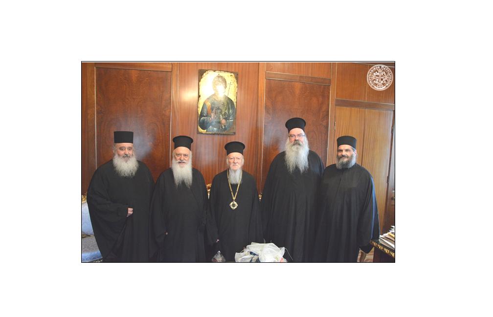 ΙΕΡΑΡΧΕΣ ΕΚ ΤΩΝ ΕΝ ΕΛΛΑΔΙ ΜΗΤΡΟΠΟΛΕΩΝ ΤΟΥ ΟΙΚΟΥΜΕΝΙΚΟΥ ΘΡΟΝΟΥ ΣΤΗΝ ΚΩΝΣΤΑΝΤΝΟΥΠΟΛΗ