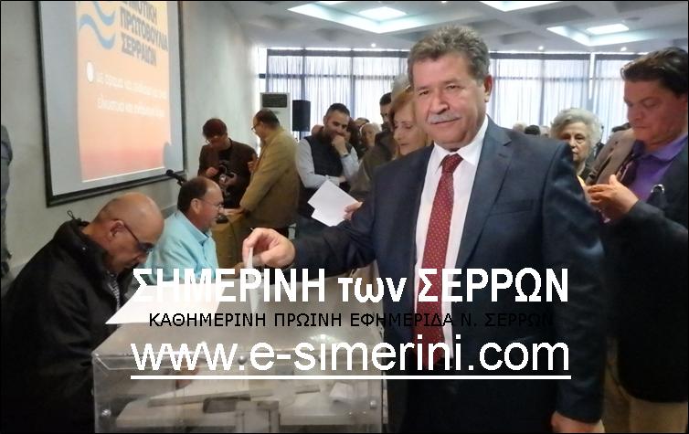 Ο ΘΕΟΔΩΡΟΣ ΑΡΑΜΠΑΤΖΗΣ ΥΠΟΨΗΦΙΟΣ ΔΗΜΑΡΧΟΣ ΜΕ ΤΗΝ ΔΗΜΟΤΙΚΗ ΠΡΩΤΟΒΟΥΛΙΑ ΣΕΡΡΑΙΩΝ