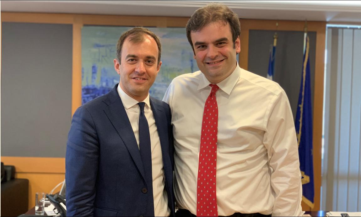 ΣΥΝΑΝΤΗΣΗ ΤΑΣΟΥ ΧΑΤΖΗΒΑΣΙΛΕΙΟΥ ΜΕ ΤΟΝ ΥΠΟΥΡΓΟ ΨΗΦΙΑΚΗΣ ΔΙΑΚΥΒΕΡΝΗΣΗΣ