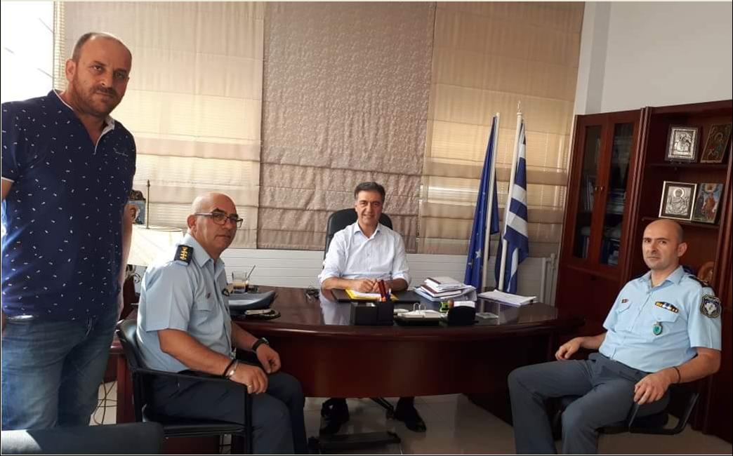 ΣΥΝΑΝΤΗΣΗ ΤΟΥ ΔΗΜΑΡΧΟΥ ΒΙΣΑΛΤΙΑΣ ΜΕ ΤΟΝ ΔΙΕΥΘΥΝΤΗ ΤΗΣ ΑΣΤΥΝΟΜΙΚΗΣ ΔΙΕΥΘΥΝΣΗΣ ΣΕΡΡΩΝ