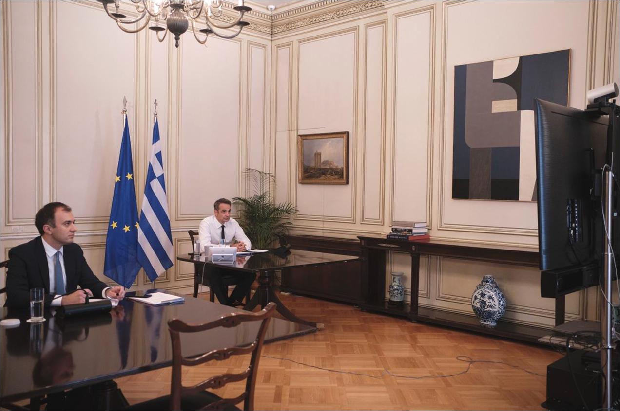 Ο ΤΑΣΟΣ ΧΑΤΖΗΒΑΣΙΛΕΙΟΥ ΠΑΡΩΝ ΣΤΗΝ ΤΗΛΕΔΙΑΣΚΕΨΗ ΤΗΣ ΣΥΝΟΔΟΥ ΚΟΡΥΦΗΣ ΤΟΥ ΕΛΚ