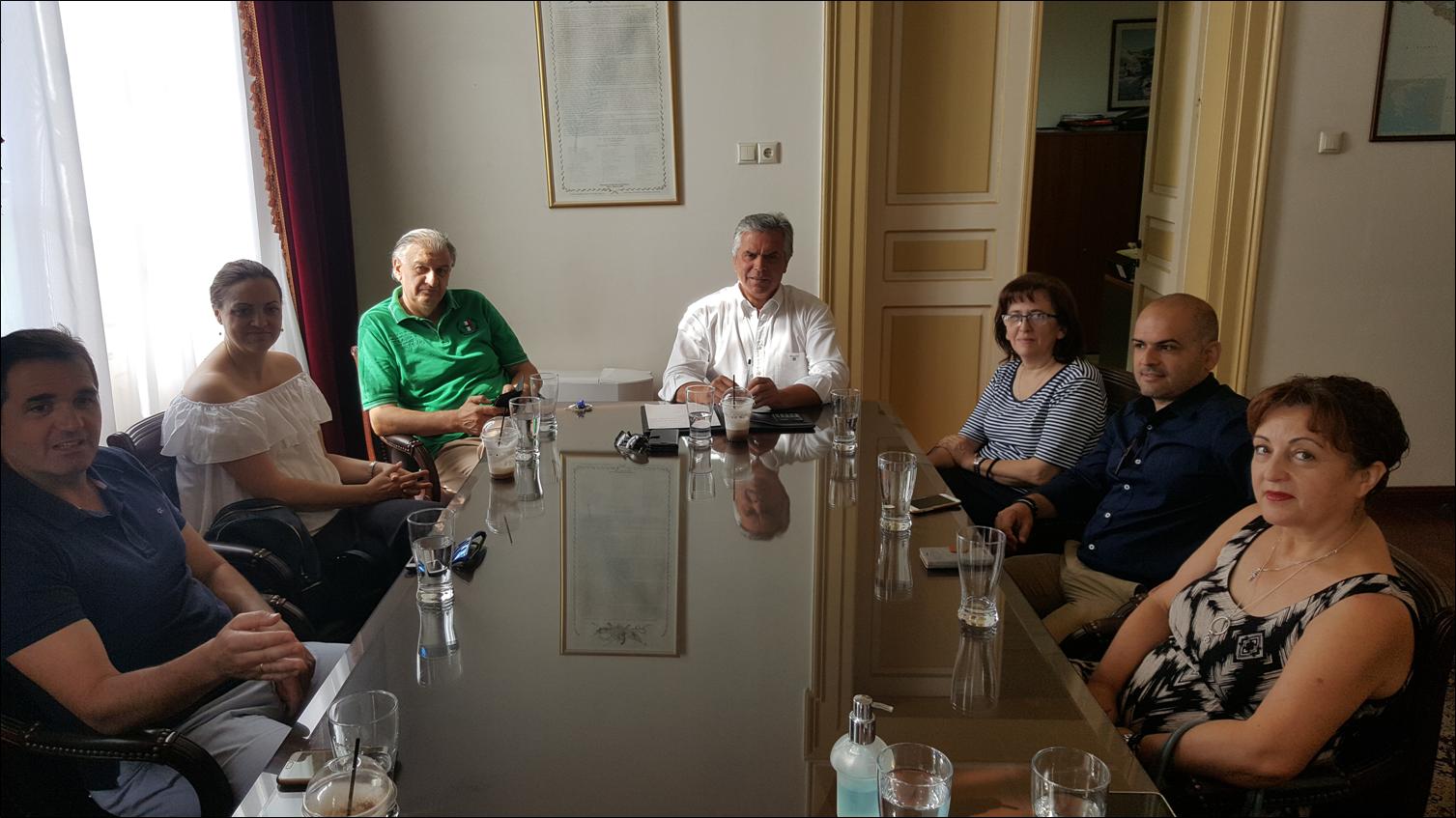 ΕΠΙΣΚΕΨΗ ΣΤΕΦΑΝΟΥ ΦΩΤΙΑΔΗ ΣΤΟΝ ΠΑΝΑΓΙΩΤΗ ΣΠΥΡΟΠΟΥΛΟ