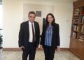 ΘΕΟΦΙΛΟΣ ΛΕΟΝΤΑΡΙΔΗΣ ΣΥΝΑΝΤΗΣΗ ΜΕ ΤΗΝ ΚΕΡΑΜΕΩΣ ΜΕ ΘΕΜΑ ΤΗΝ ”ΜΕΤΑΣΤΕΓΑΣΗ ΤΟΥ ΝΗΠΙΑΓΩΓΕΙΟΥ ΤΗΣ ΚΟΙΜΗΣΗΣ”