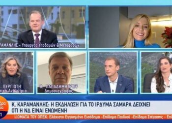 ΚΩΣΤΑΣ ΚΑΡΑΜΑΝΛΗΣ : Η ΝΔ ΠΗΓΑΙΝΕΙ ΣΤΙΣ ΕΚΛΟΓΕΣ ΕΝΩΜΕΝΗ