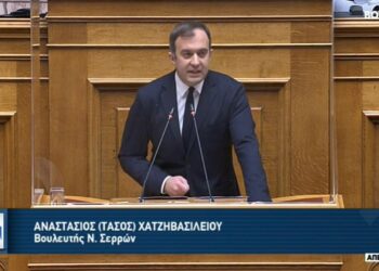 ΤΑΣΟΣ ΧΑΤΖΗΒΑΣΙΛΕΙΟΥ ΟΜΙΛΙΑ ΣΤΗ ΒΟΥΛΗ: «Ο ΠΡΟΫΠΟΛΟΓΙΣΜΟΣ ΕΞΑΣΦΑΛΙΖΕΙ ΚΟΙΝΩΝΙΚΗ ΔΙΚΑΙΟΣΥΝΗ ΓΙΑ ΟΛΟΥΣ»