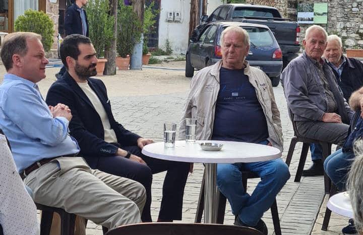 Ο ΚΩΣΤΑΣ ΚΑΡΑΜΑΝΛΗΣ ΒΡΕΘΗΚΕ ΣΕ ΚΟΙΝΟΤΗΤΕΣ ΤΟΥ ΔΗΜΟΥ ΒΙΣΑΛΤΙΑΣ