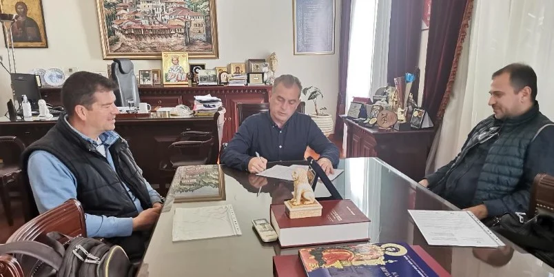 ΥΠΟΓΡΑΦΗΚΕ ΑΠΟ ΤΗΝ ΠΕ ΣΕΡΡΩΝ Η ΣΥΜΒΑΣΗ 1.000.000 ΕΥΡΩ ΕΚΤΕΛΕΣΗΣ ΤΟΥ ΕΡΓΟΥ ΓΙΑ ΤΟΝ ΧΕΙΜΑΡΡΟ ΑΓΙΟΥ ΙΩΑΝΝΗ