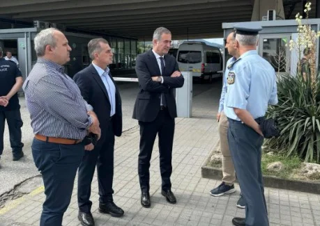 ΕΠΙΣΚΕΨΗ ΤΟΥ ΥΜΑΘ ΣΤΑΘΗ ΚΩΝΣΤΑΝΤΙΝΙΔΗ ΣΤΑ ΤΕΛΩΝΕΙΑ ΠΡΟΜΑΧΩΝΑ ΚΑΙ ΕΥΖΩΝΩΝ