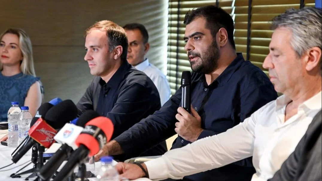 ΤΑΣΟΣ ΧΑΤΖΗΒΑΣΙΛΕΙΟΥ ΚΑΙ ΠΑΥΛΟΣ ΜΑΡΙΝΑΚΗΣ ΣΥΜΜΕΤΕΙΧΑΝ ΣΕ ΚΛΙΜΑΚΙΟ ΤΗΣ ΝΕΑΣ ΔΗΜΟΚΡΑΤΙΑΣ ΣΤΗΝ ΠΕ ΡΟΔΟΠΗΣ