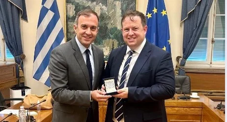 ΤΑΣΟΣ ΧΑΤΖΗΒΑΣΙΛΕΙΟΥ: ΣΥΝΑΝΤΗΣΗ ΜΕ ΤΟΝ ΥΠΟΥΡΓΟ ΕΥΡΩΠΑΪΚΩΝ ΥΠΟΘΕΣΕΩΝ ΤΗΣ ΜΕΓΑΛΗΣ ΒΡΕΤΑΝΙΑΣ