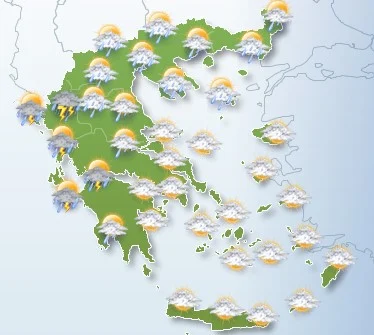 ΠΡΟΓΝΩΣΗ ΚΑΙΡΟΥ ΓΙΑ ΤΟ ΣΑΒΒΑΤΟ 14 ΔΕΚΕΜΒΡΙΟΥ 2024