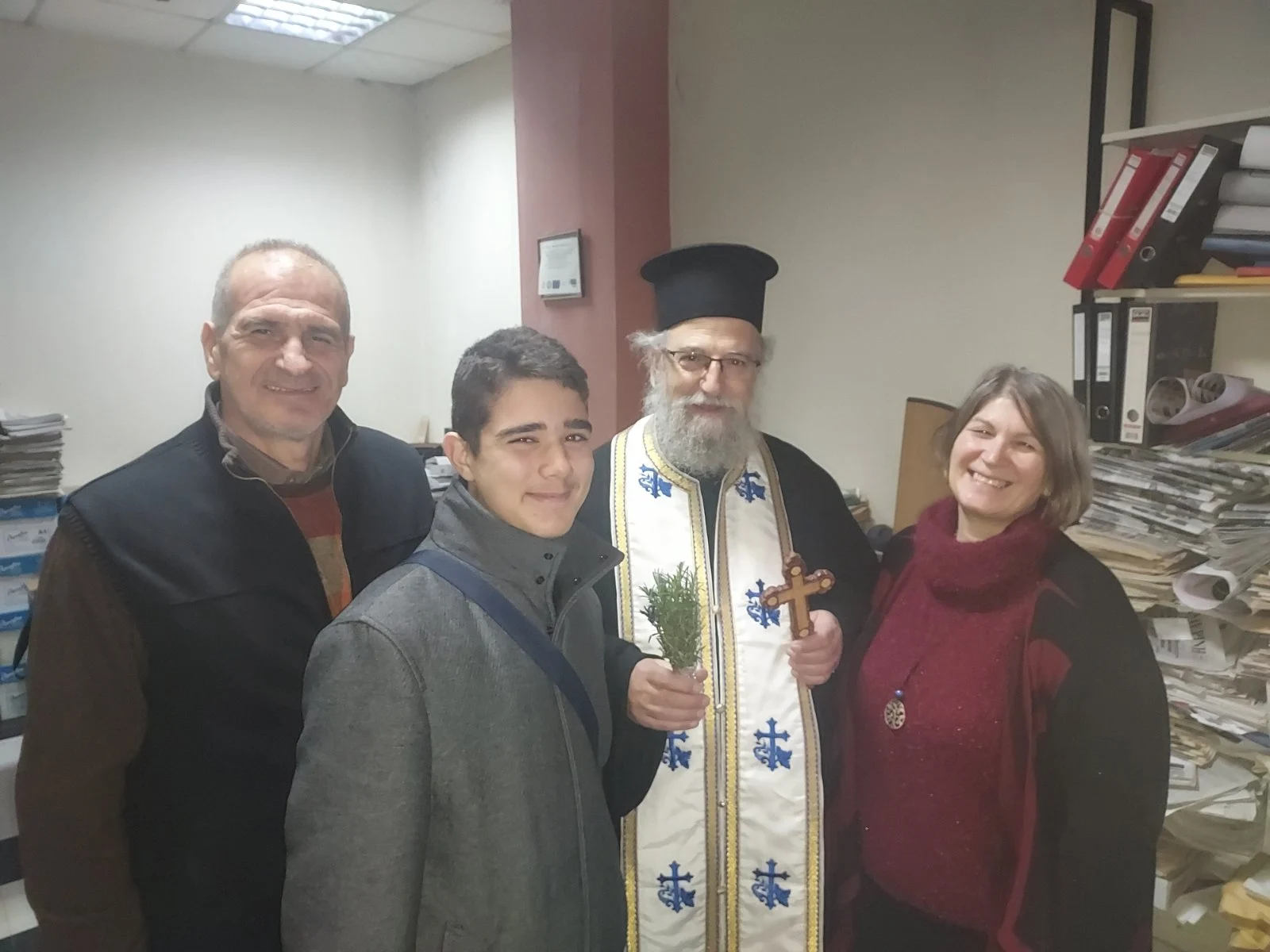 ΑΓΙΑΣΜΟΣ ΚΑΙ ΣΤΑ ΓΡΑΦΕΙΑ ΤΗΣ ΕΦΗΜΕΡΙΔΑΣ «ΣΗΜΕΡΙΝΗ ΤΩΩΝ ΣΕΡΡΩΝ»