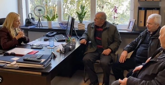 ΣΥΝΑΝΤΗΣΗ ΤΗΣ ΦΩΤΕΙΝΗΣ ΑΡΑΜΠΑΤΖΗ ΜΕ ΤΗ ΔΙΟΙΚΗΣΗ ΤΟΥ ΣΩΜΑΤΕΙΟΥ ΣΥΝΤΑΞΙΟΥΧΟΥΝ ΟΑΕΕ Ν. ΣΕΡΡΩΝ