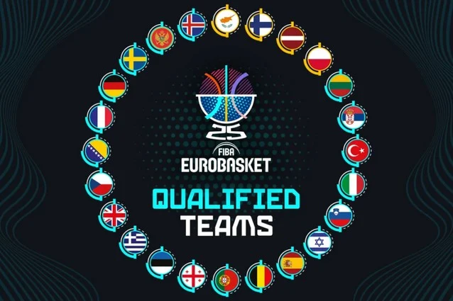 ΟΙ 24 ΟΜΑΔΕΣ ΤΗΣ ΤΕΛΙΚΗΣ ΦΑΣΗΣ ΤΟΥ Eurobasket 2025