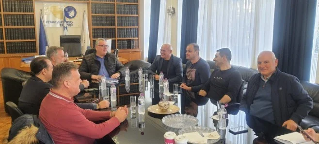 ΕΠΙΣΚΕΨΗ ΤΟΥ ΠΡΟΕΔΡΟΥ ΤΗΣ ΟΜΟΣΠΟΝΔΙΑΣ ΨΥΚΤΙΚΩΝ ΕΛΛΑΔΟΣ ΣΤΗΝ ΟΕΒΕΣ ΣΕΡΡΩΝ