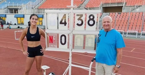 Η ΕΒΙΝΑ ΠΑΠΑΠΑΝΑΓΙΩΤΟΥ ΕΚΑΝΕ ΠΑΝΕΛΛΗΝΙΟ ΡΕΚΟΡ Κ20 ΣΤΟ ΕΠΙ ΚΟΝΤΩ ΜΕ 4.38μ