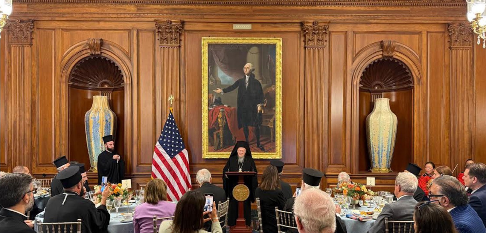 ΠΑΡΟΥΣΙΑ ΤΟΥ ΟΙΚΟΥΜΕΝΙΚΟΥ ΠΑΤΡΙΑΡΧΗ ΒΑΡΘΟΛΟΜΑΙΟΥ ΣΤΟ ΑΜΕΡΙΚΑΝΙΚΟ ΚΟΓΚΡΕΣΟ