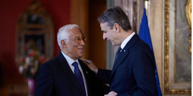 ΣΥΝΑΝΤΗΣΗ ΜΗΤΣΟΤΑΚΗ ΜΕ ΤΟΝ ΑΝΤΟΝΙΟ ΚΟΣΤΑ ΠΡΟΕΔΡΟ ΤΟΥ ΕΥΡΩΠΑΪΚΟΥ ΣΥΜΒΟΥΛΙΟΥ