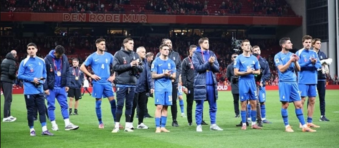 ΔΑΝΙΑ – ΕΛΛΑΔΑ 3-1: «ΕΣΒΗΣΕ» ΤΟ ΟΝΕΙΡΟ ΓΙΑ ΤΟ ΜΟΥΝΤΙΑΛ 2026