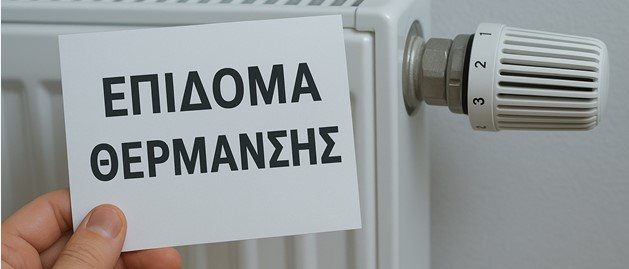 ΕΠΙΔΟΜΑ ΘΕΡΜΑΝΣΗΣ 2025-2026: ΑΙΤΗΣΕΙΣ ΑΠΟ ΤΗΝ ΔΕΥΤΕΡΑ 10 ΝΟΕΜΒΡΙΟΥ