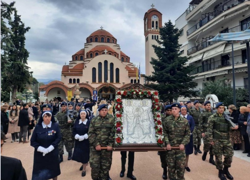 ΛΑΜΠΡΟΤΗΤΑ ΣΤΟΝ ΕΟΡΤΑΣΜΟ ΤΩΝ ΠΟΛΙΟΥΧΩΝ ΑΓΙΩΝ ΤΩΝ ΣΕΡΡΩΝ