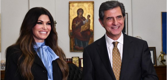 ΣΥΝΑΝΤΗΣΗ ΤΗΣ ΠΡΕΣΒΕΙΡΑΣ ΤΩΝ ΗΠΑ ΚΙΜΠΕΡΛΙ ΓΚΙΛΦΟΪΛ ΜΕ ΤΟΝ ΥΦΥΠΟΥΡΓΟ ΕΣΩΤΕΡΙΚΩΝ ΚΩΣΤΑ ΓΚΙΟΥΛΕΚΑ