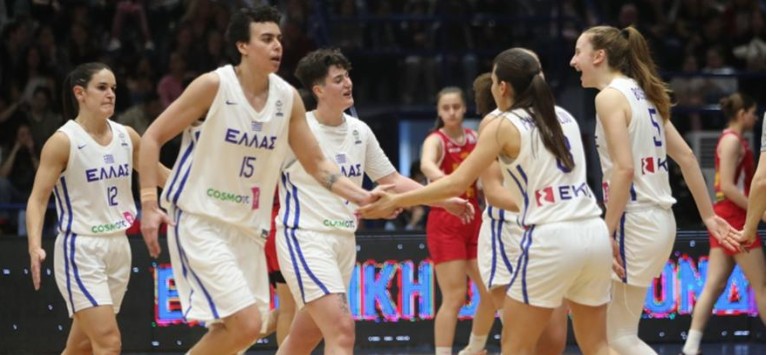 Η ΕΘΝΙΚΗ ΜΠΑΣΚΕΤ ΓΥΝΑΙΚΩΝ «ΔΙΕΛΥΣΕ» ΤΗ ΒΟΡΕΙΑ ΜΑΚΕΔΟΝΙΑ 101-47 ΓΙΑ ΤΑ ΠΡΟΚΡΙΜΑΤΙΚΑ ΤΟΥ ΕΥΡΩΜΠΑΣΚΕΤ 2027