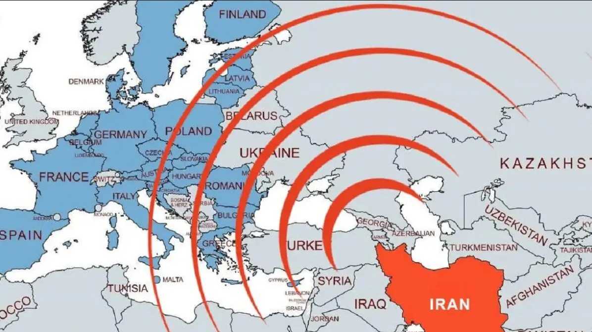 ΧΑΡΤΗΣ ΕΜΒΕΛΕΙΑΣ ΤΩΝ ΙΡΑΝΙΚΩΝ ΒΑΛΛΙΣΤΙΚΩΝ ΠΥΡΑΥΛΩΝ