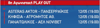 ΤΑ ΑΠΟΤΕΛΕΣΜΑΤΑ ΚΑΙ Η ΒΑΘΜΟΛΟΓΙΑ ΤΗΣ 7ης ΑΓΩΝΙΣΤΙΚΗΣ ΤΩΝ ΠΛΕΙ ΑΟΥΤ ΤΗΣ Super League 3 PL A3